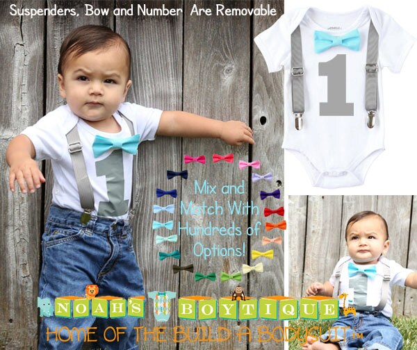 Boys First Birthday Outfit Baby Boy Birthday by NoahsBoytiques