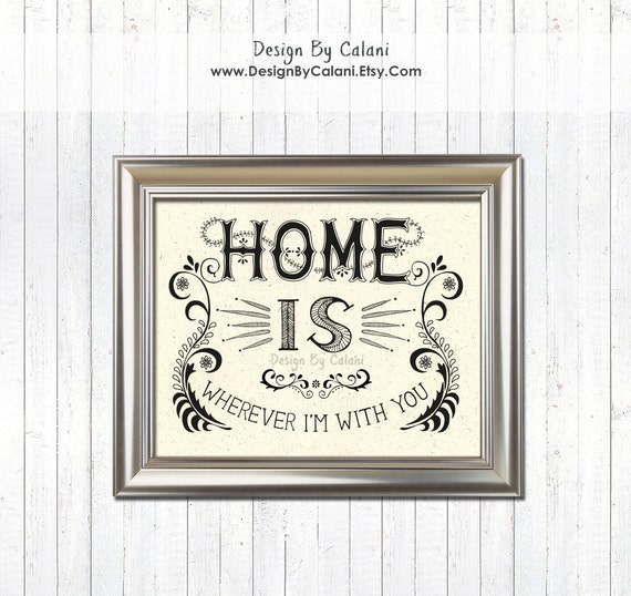 Items similar to Home Decoration, Wall Decor, Inspirational Poster