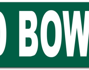 David Bowie Metal Street Sign 6x24
