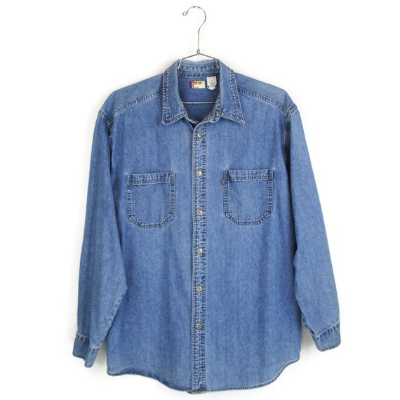 levis denim work shirt