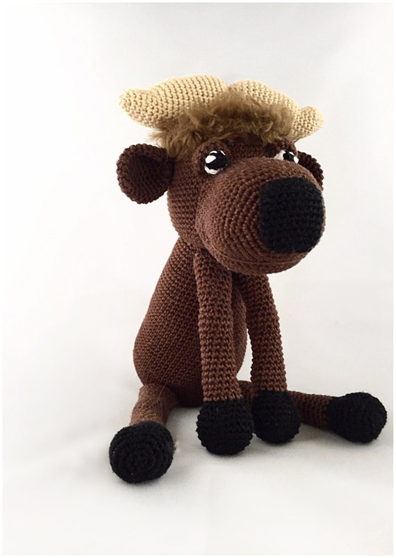 Buffalo Crochet pattern amigurumi PDF file in Dutch or English