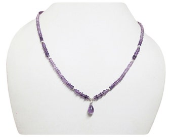 •EOWYN• amethyst + silver necklace (26