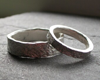 Rustic wedding rings | Etsy Shop for rustic wedding rings on Etsy