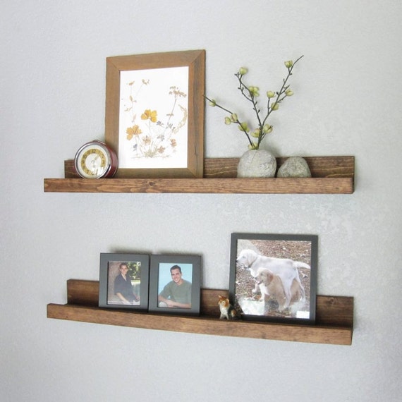 Ledge Shelf Ledge Shelves Wood Shelf Rustic Wood by CedarRoad