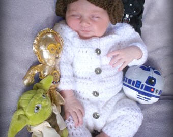 Princess Leia costume, Princess Leia wig, Halloween costume, comic con costume, baby girl Leia, Leia bun wig, crochet Princess Leia