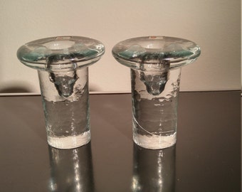 Blenko Candle holders