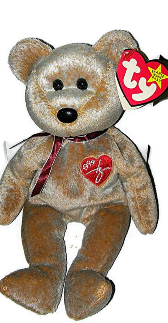 Items similar to Ty Signature Beanie Baby 1999 Tag misprint on Etsy