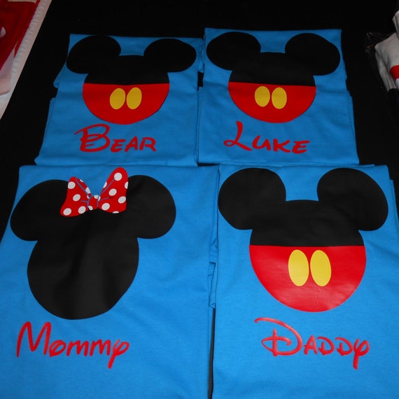 Disney Family pack Personalized disney by CuteCreativesCreatio