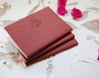 Refillable notebook, Blank A6 journal, refillable journal, leather journal refillable