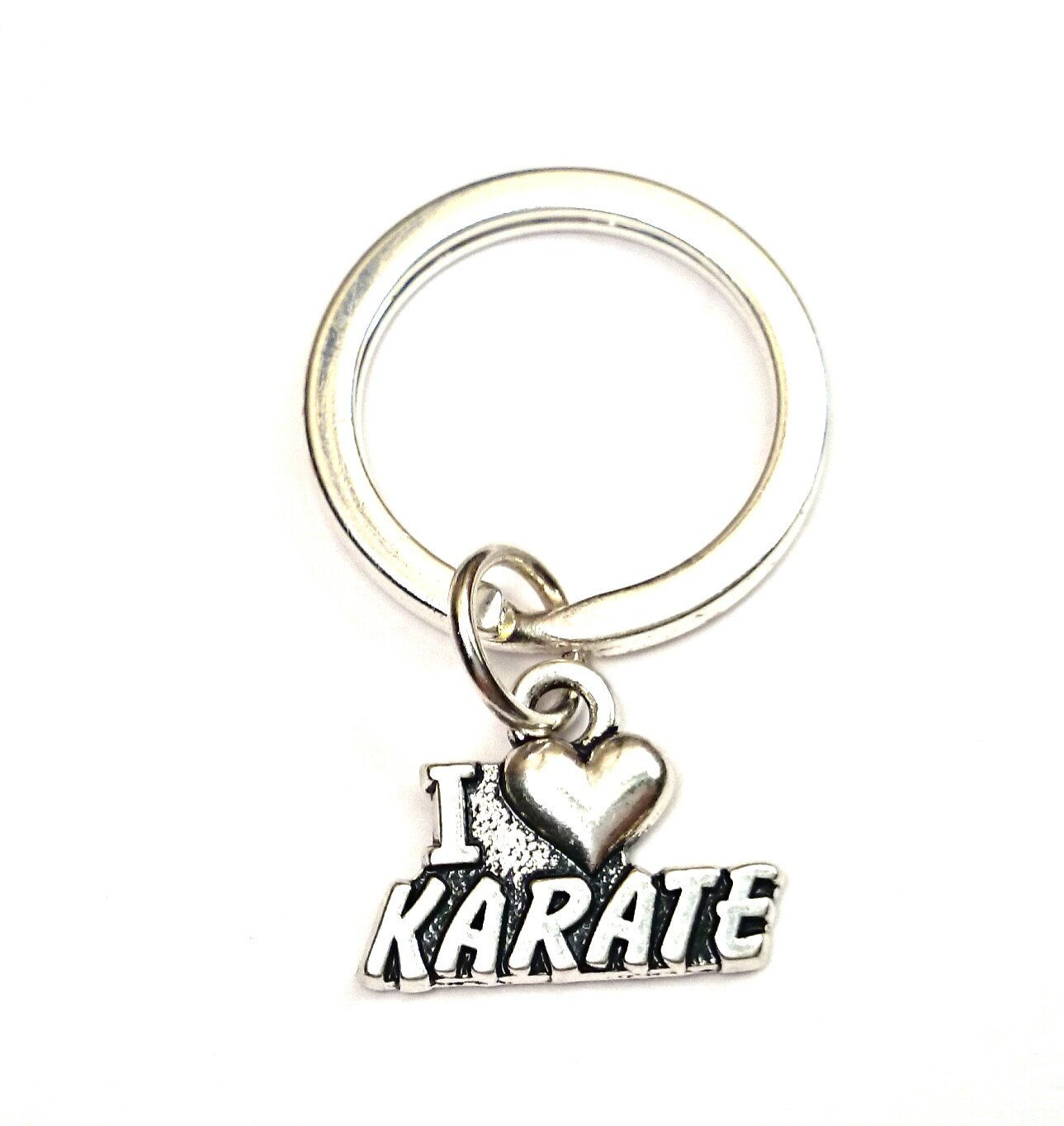 I Love Karate Keychain Custom Keychain by