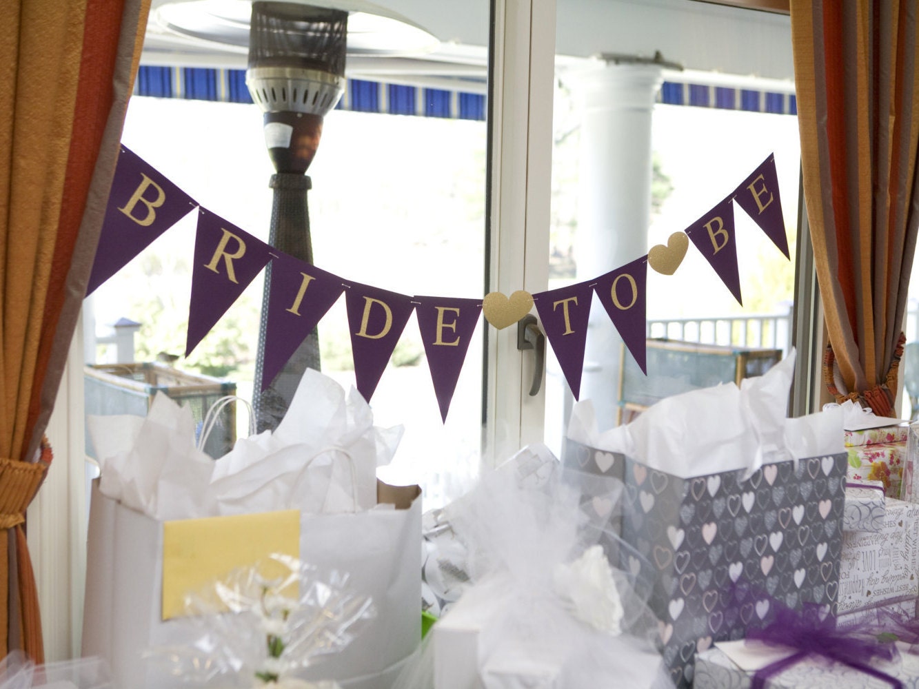 Custom Bridal Shower Banner Any Color Bride to be Banner