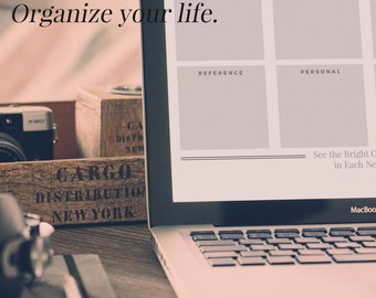 Desktop Organizer, Business Workflow Wallpaper, Digital Desktop Background, Minimal Workflow Wallpaper, Business Desktop Screen Organizer