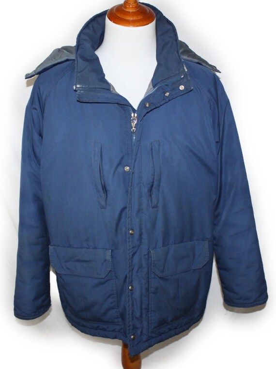 Vintage Mens Coat Winter Blue REI Parka Ski Snowboard jacket