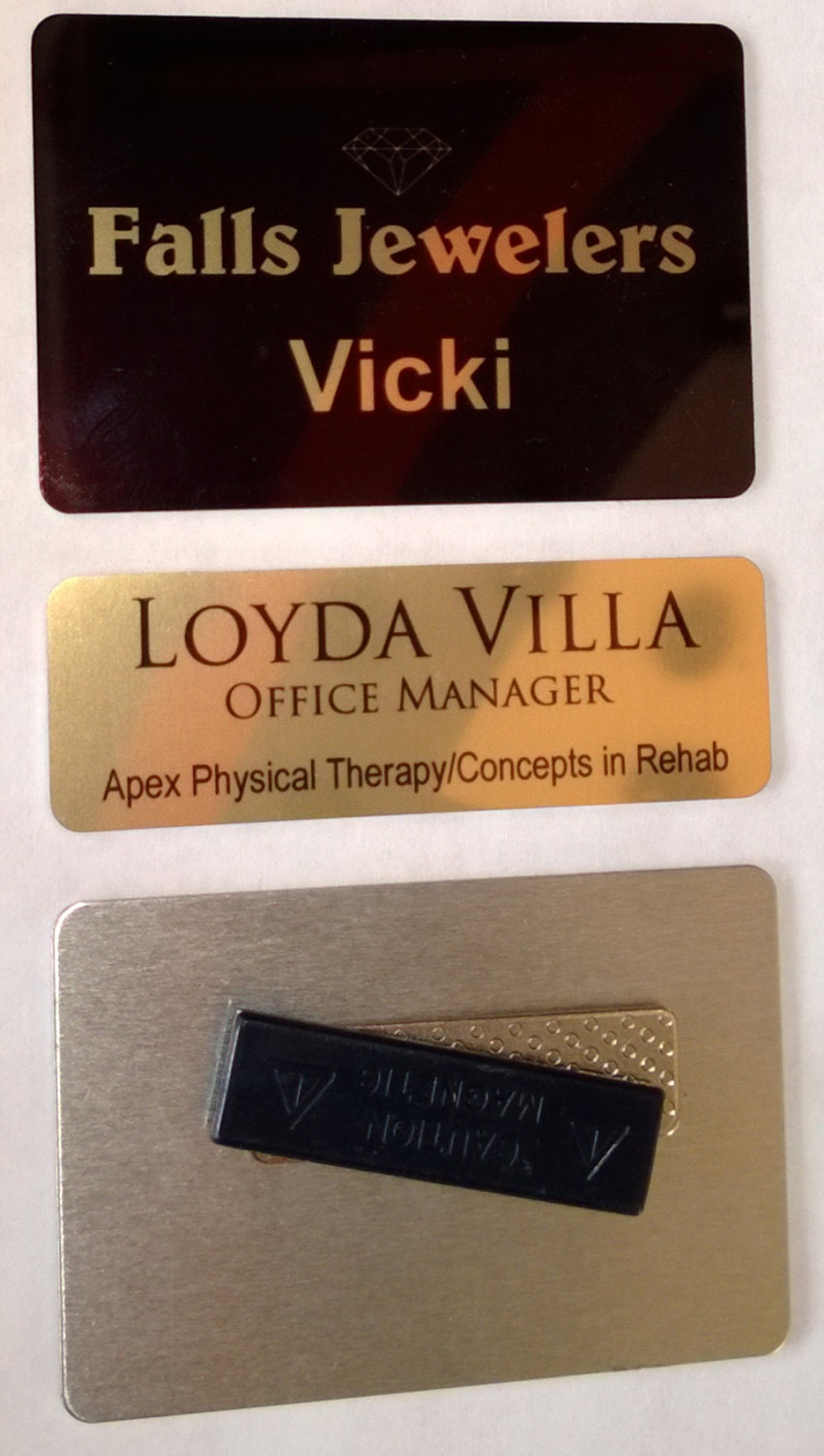 Metal Name Tags