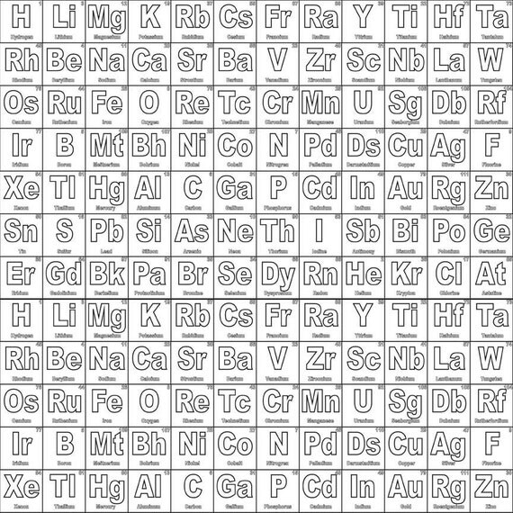 quilt table of periodic elements White Table Fabric, Periodic, Blake Riley C4550 by Periodic Novelty