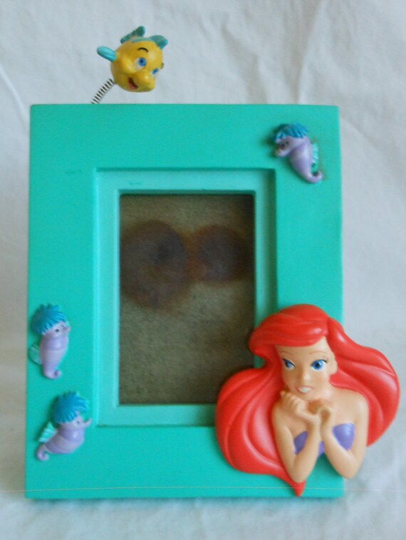 1990s Disney The Little Mermaid Ariel Picture Frame with