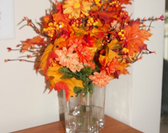 Fall Table Decoration, Fall Floral Arrangement