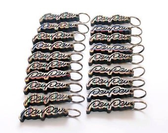 Recycled skateboard PeuPeu.eu keychain // Skateboard Key chain // Recycled Skateboard // Wood Keyring // Wood Keychain