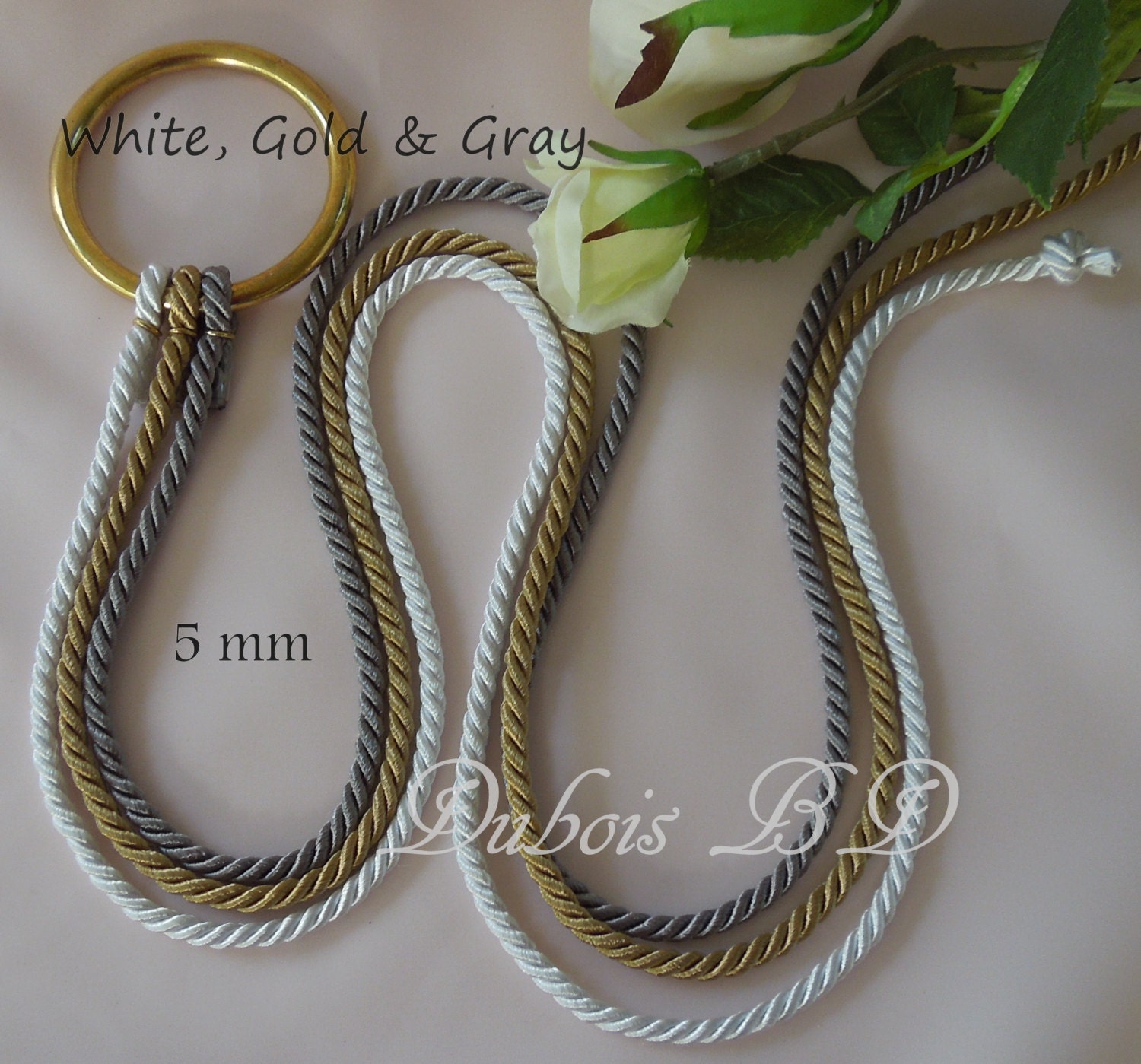 Cord of Three Strands Wedding Unity Cords Unity KnotCord of