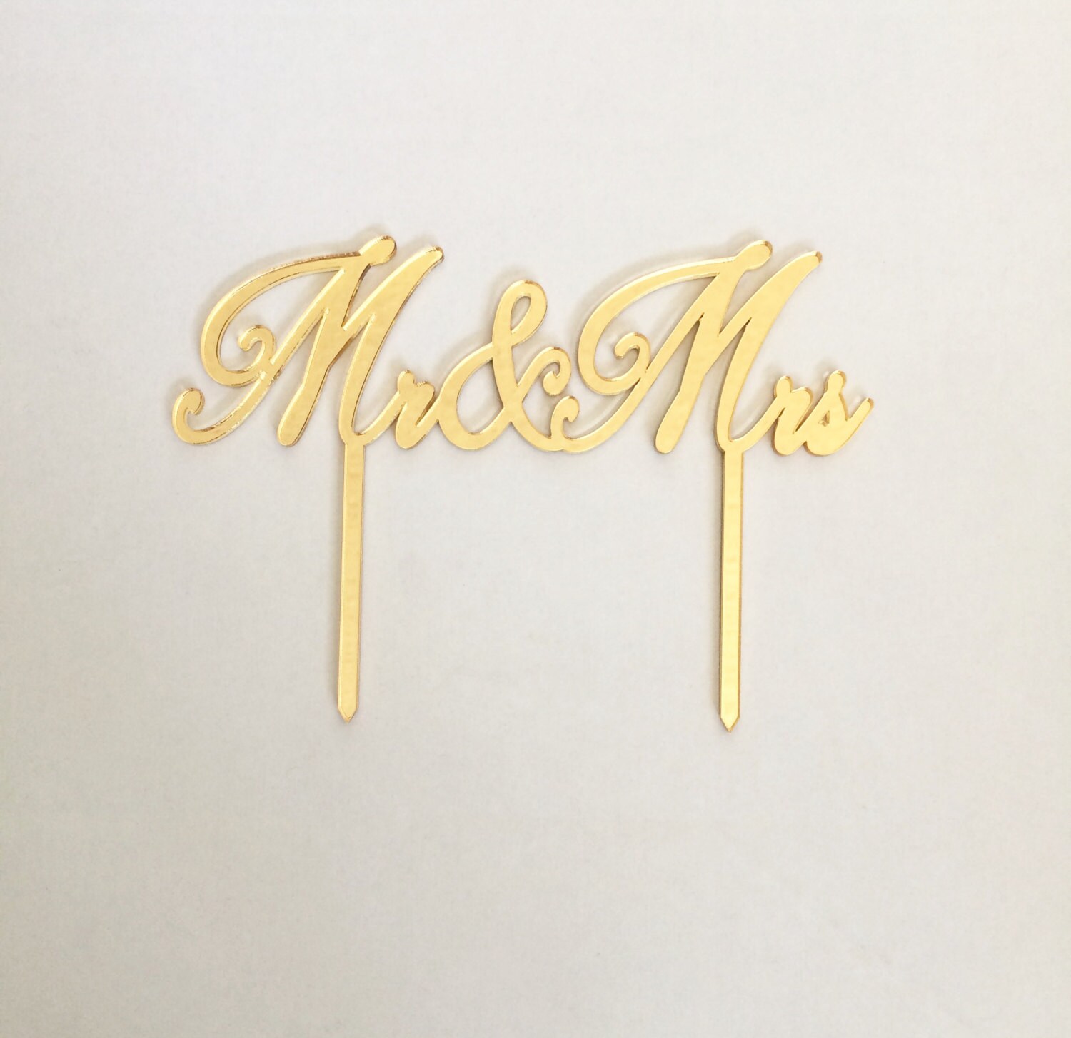 Mr and Mrs Wedding Cake Topper Cake Topper Laser Cut