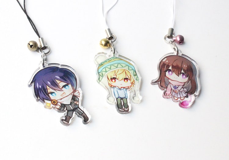 Double Sided Front & Back Anime Charms with Phone by HideAwayMelon