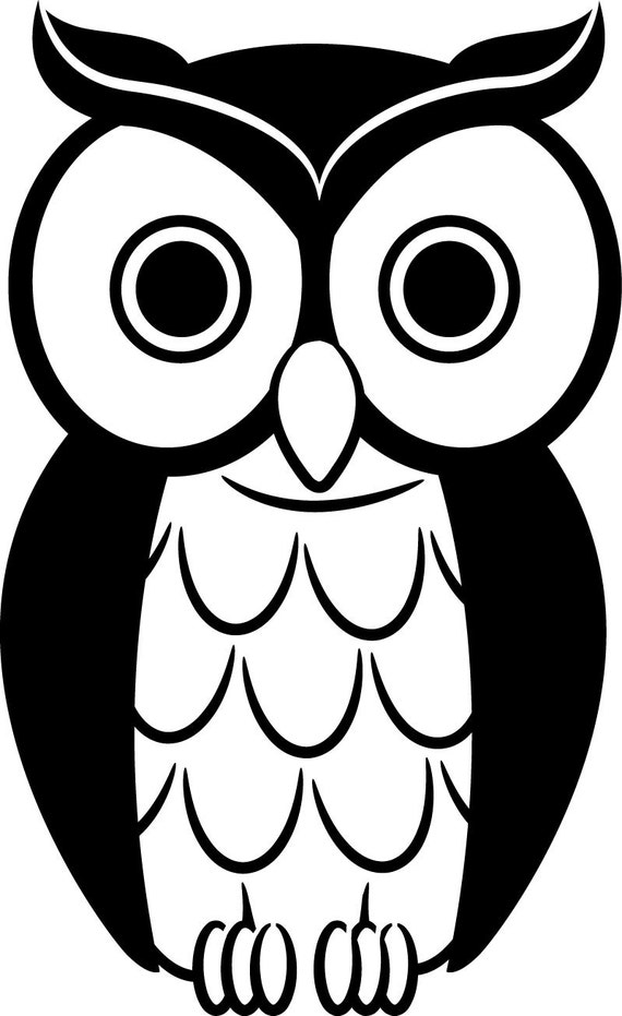 Download Owl Cutting File Design Digital Art Sign svg dxf jpg