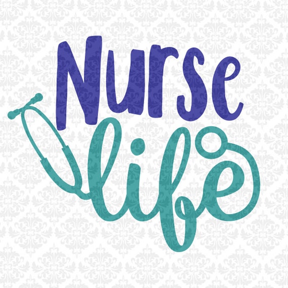 Download Nurse Nursing Doctor CNA Life Stethoscope SVG STUDIO Ai ...