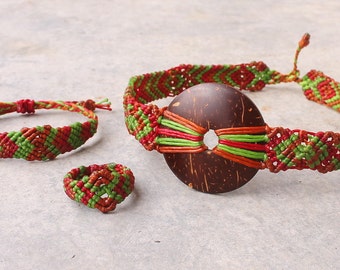 Yellow - Handcrafted Bamboo Necklace Set by Daya Patki