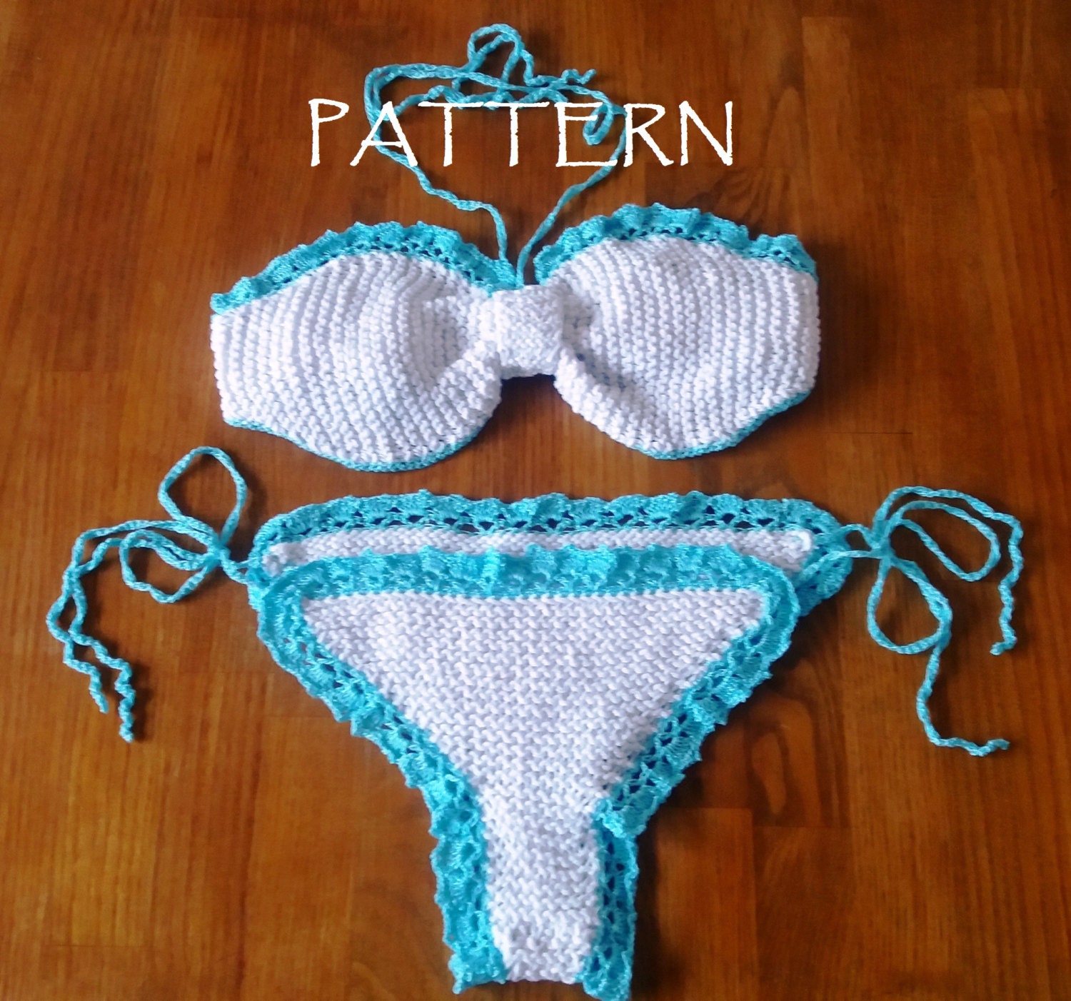 pattern Bikini knit