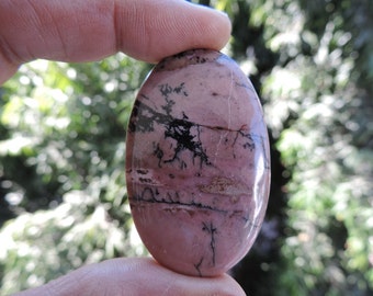 Large Rhodonite Beautiful Cabochon