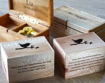 Add a personal engraving on music box