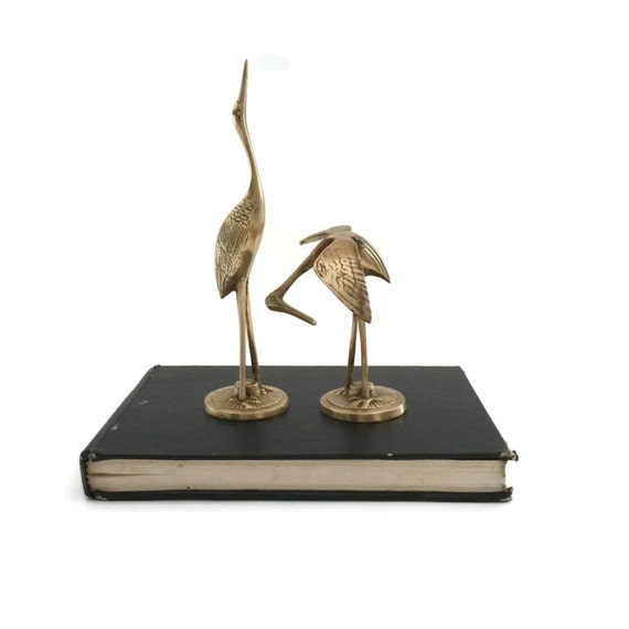 crane bird figurine