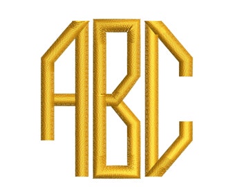 Machine Embroidery Font Designs - Font Letters, Numbers, Symbols Font Alphabet - 0.5 , 0.75 , 1 , 1.5 , 2 , 2.5 , 3 inch Sizes