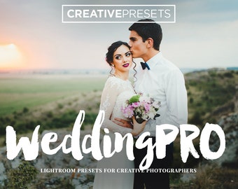 Wedding Lightroom Presets for Photographers "Wedding Pro" for Creative Photographers