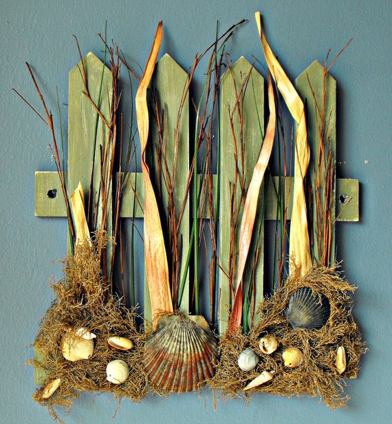 Picket Fence Wall Decor Coastal Decor Beach Decor BC08