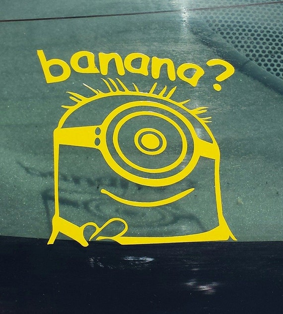 Banana...Car or Truck Vinyl Stickers Vinyl Decals
