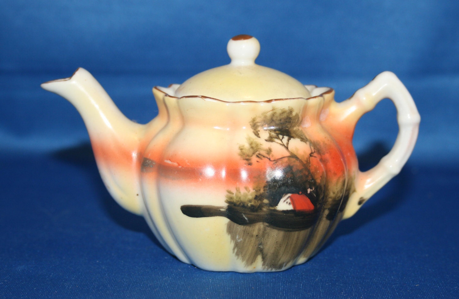 Vintage Hand Painted Miniature Teapot Made in Japan Tea Pot
