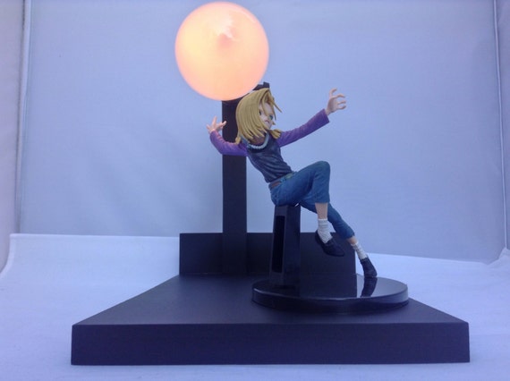 Android 18 DIY Energy Blast Lamp / Anime by LitUpInteriorDesign