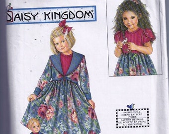 Girls' & Doll Dress and Jacket Pattern- Patron robe et veste pour poupée de 43 cm - Simplicity no 7867
