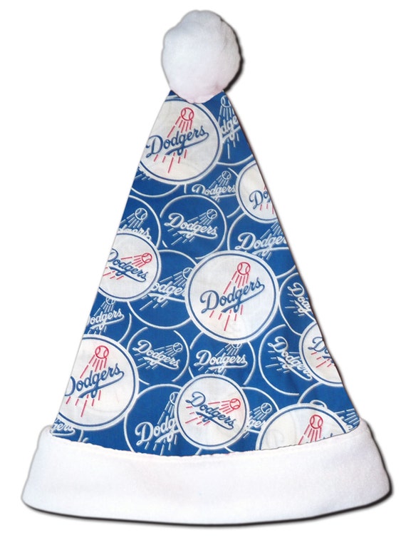 NEW MLB LA Los Angeles Dodgers Christmas Baseball Santa Hat