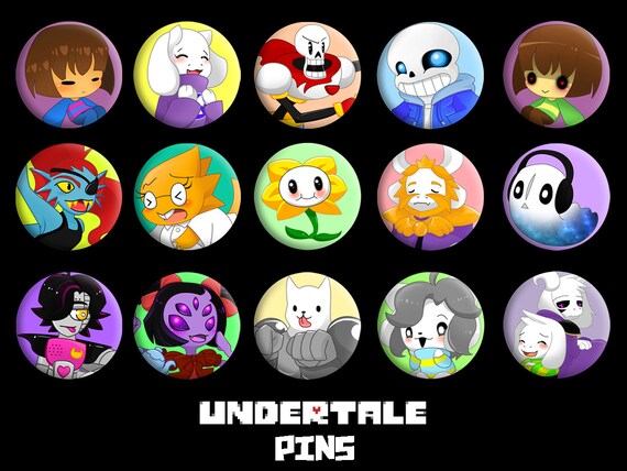 Undertale 125 Pinback Button Pins By CheyDumpling On Etsy