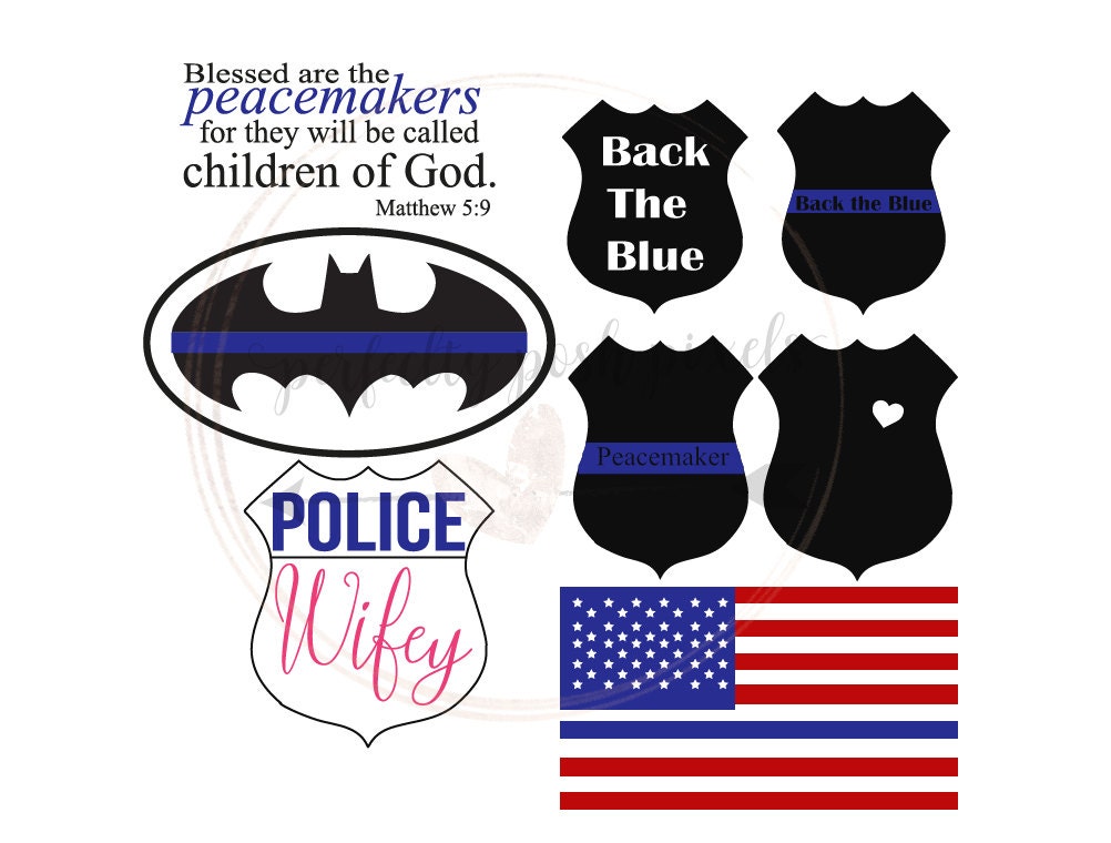 Download Police Love SVG Cut File Silhouette Studio by ...