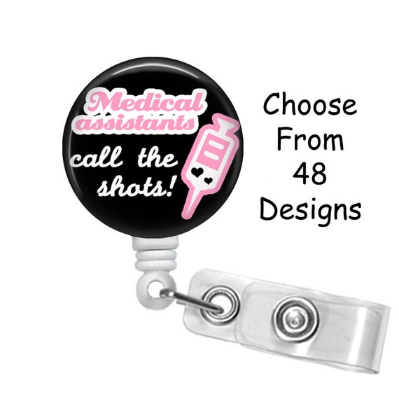 Medical Assistant Badge Reel Medical Badge Reel ID Badge