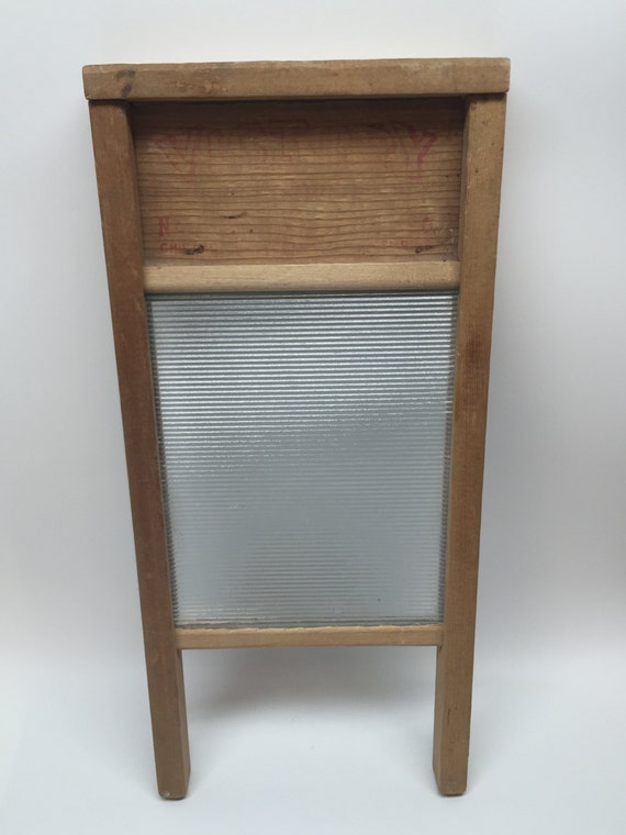 Antique Wooden Victory Laundry Washboard