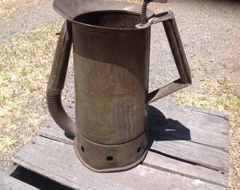 Oil can dug out of a mine in Uravan Colorado