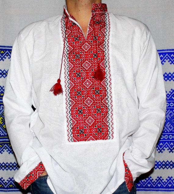 Vyshyvanka Ukrainian Embroidered shirt New by Rushnychok on Etsy