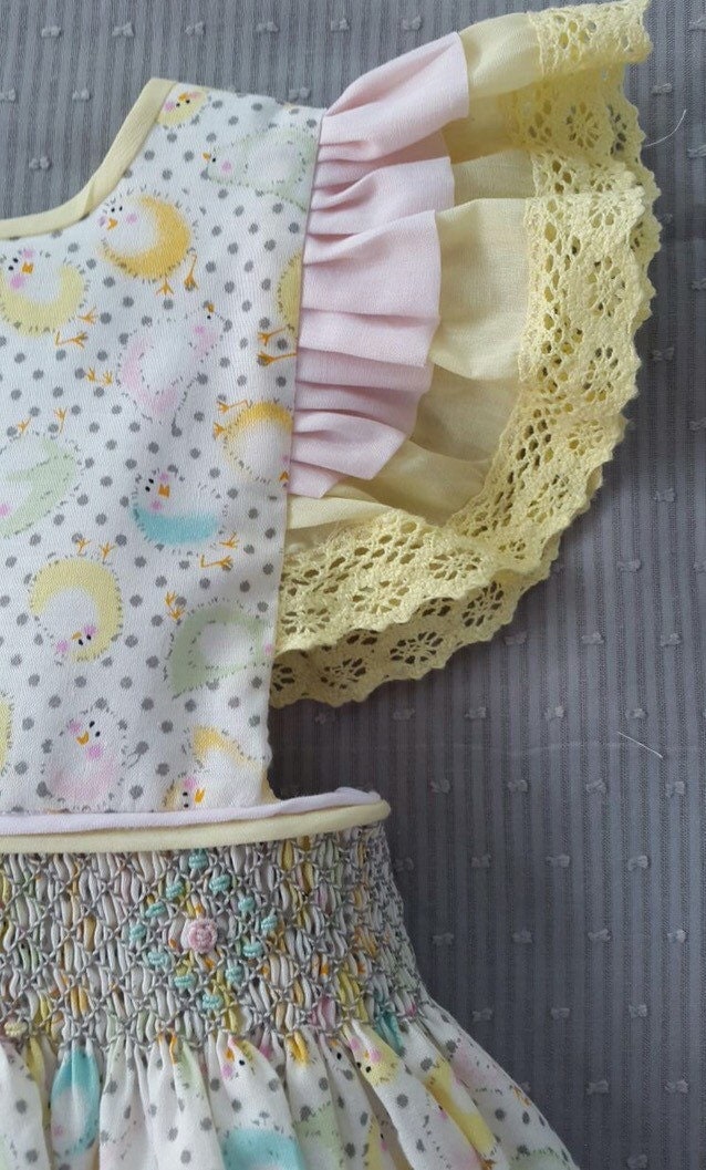 Vintage style smock dresses for easter Vintage style smock dresses for easter