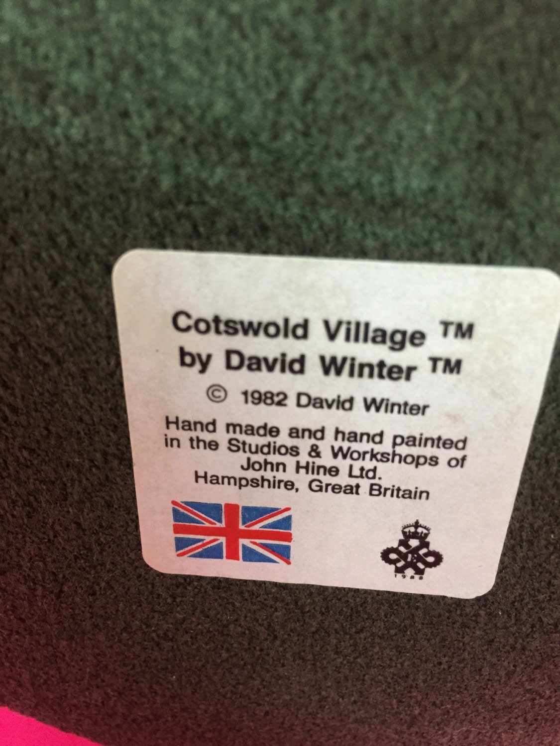 Vintage Castle David Winter Cottages Cotswold Village 1982