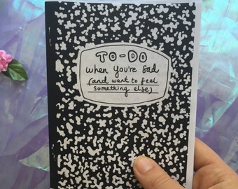 Items similar to how about to sad? | zine on Etsy