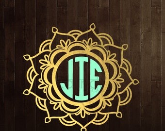 Mandala Monogram SVG, mandala drawing, mandala designs, mandala images, mandala vector, svg file, svg cutting files , svg graphics. Id#MM4